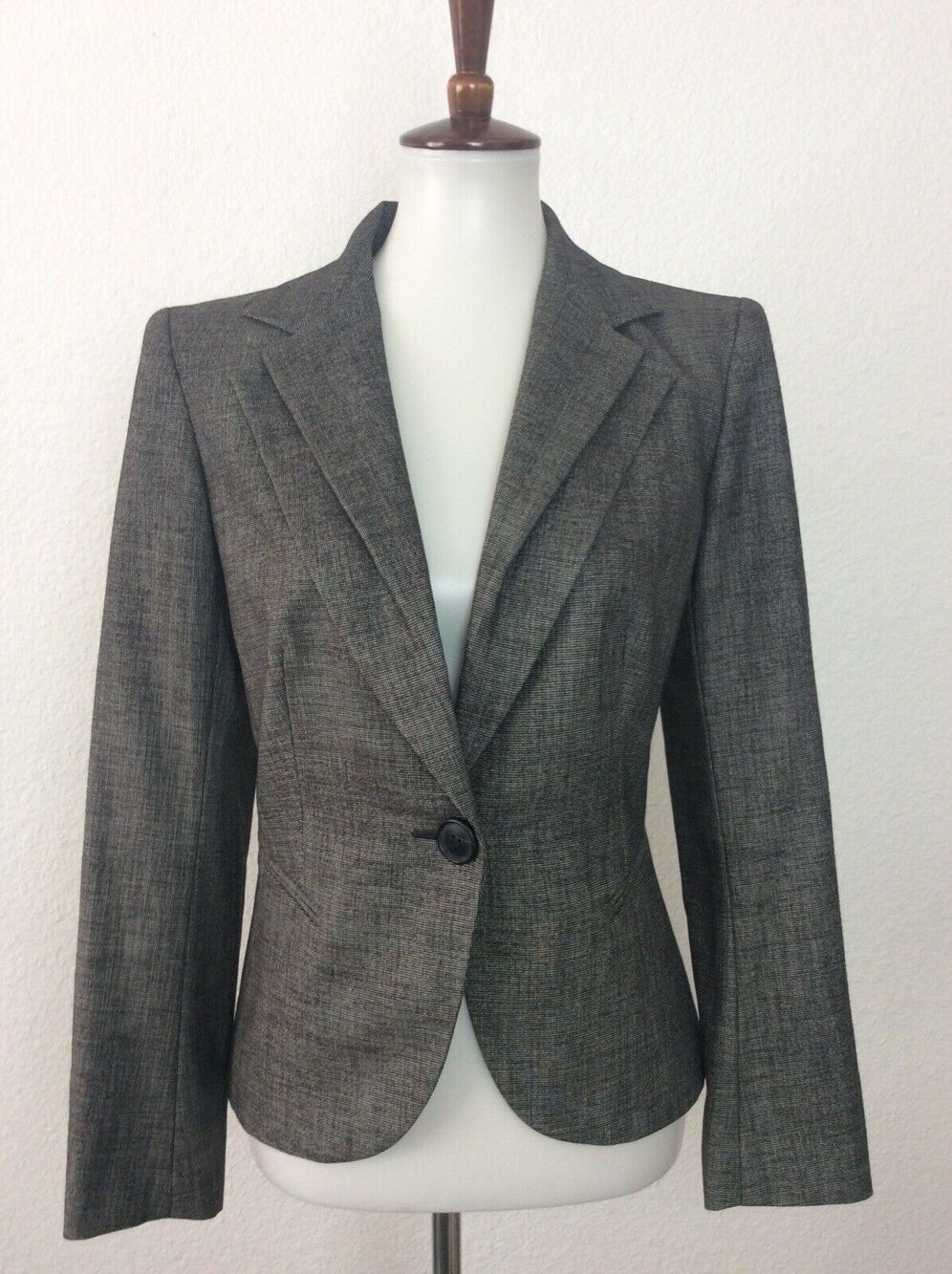 LaFayette 148 New York Blazer Single Breast Corpcore Quiet Luxury Chic FLAW